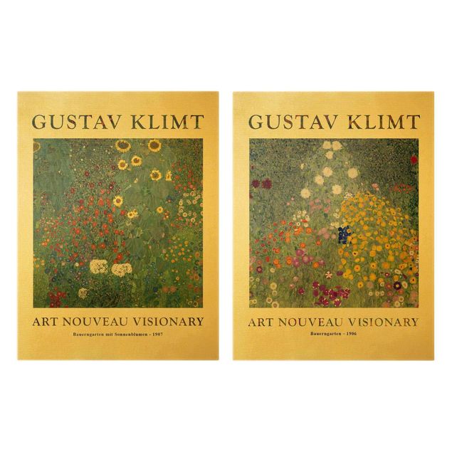 Flower print Gustav Klimt - Farmer's Garden - Museum Edition