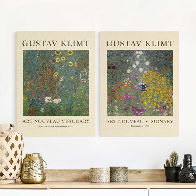 Art deco prints Gustav Klimt - Farmer's Garden - Museum Edition