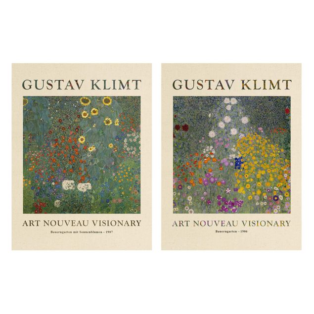 Flower print Gustav Klimt - Farmer's Garden - Museum Edition