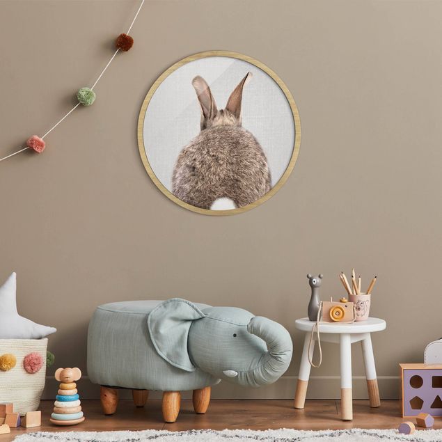 Animal wall art Hare From Behind