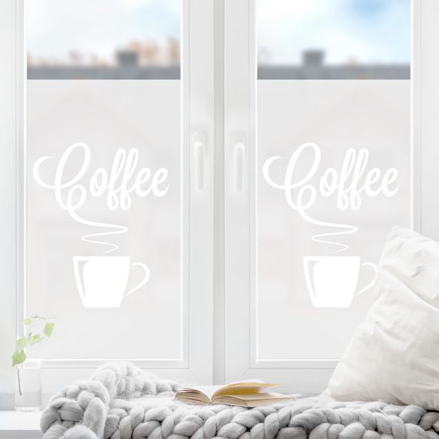 Window stickers quotes Hot Coffee II