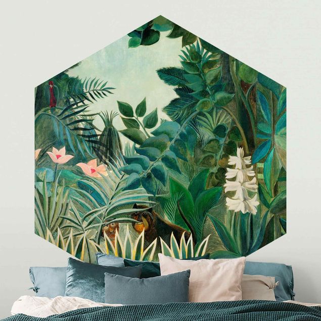Wallpapers flower Henri Rousseau - The Equatorial Jungle