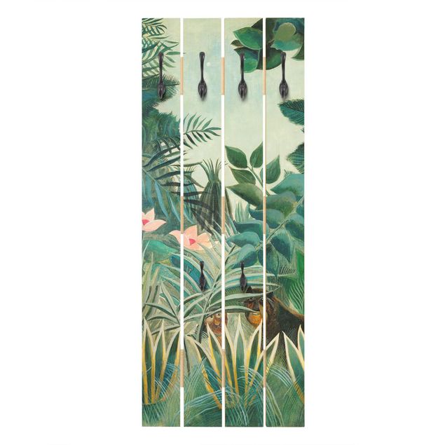 Wall mounted coat rack Henri Rousseau - The Equatorial Jungle