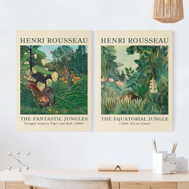 Art styles Henri Rousseau - Museum Edition The Equatorial Jungle