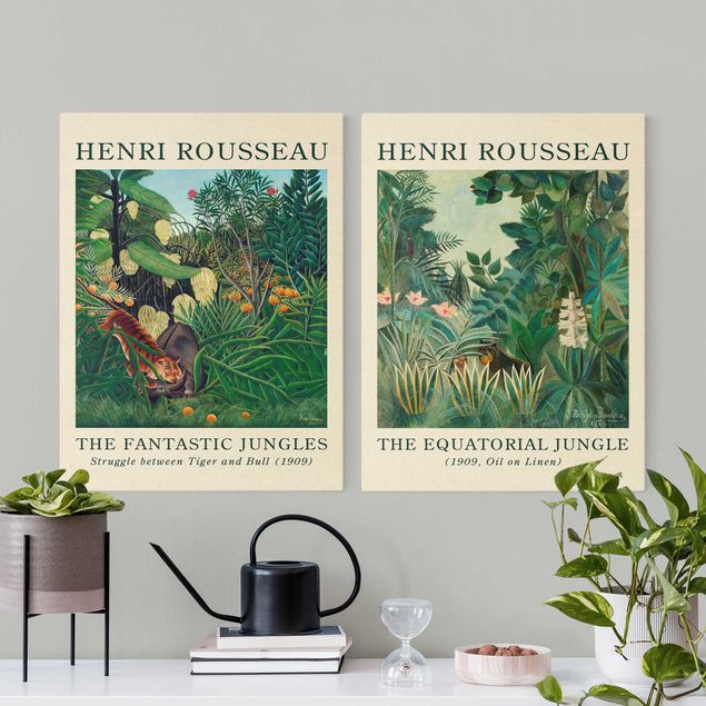Jungle print Henri Rousseau - Museum Edition The Equatorial Jungle