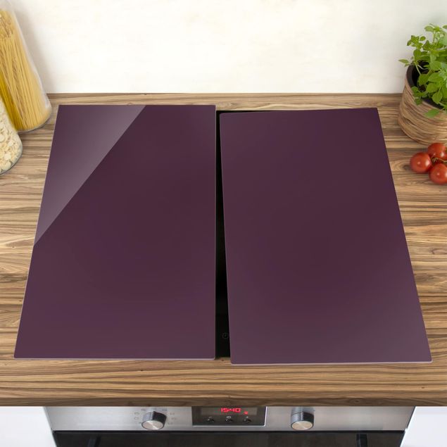 Stove top covers Aubergine