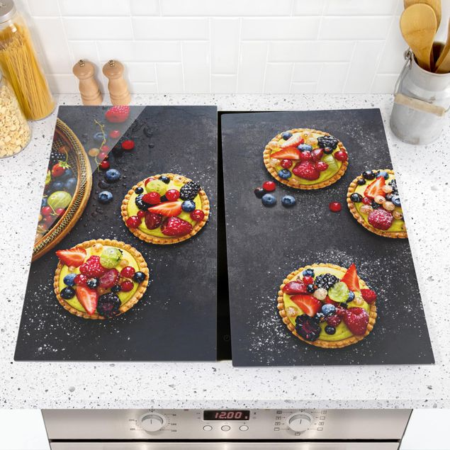 Stove top covers flower Berry Dessert