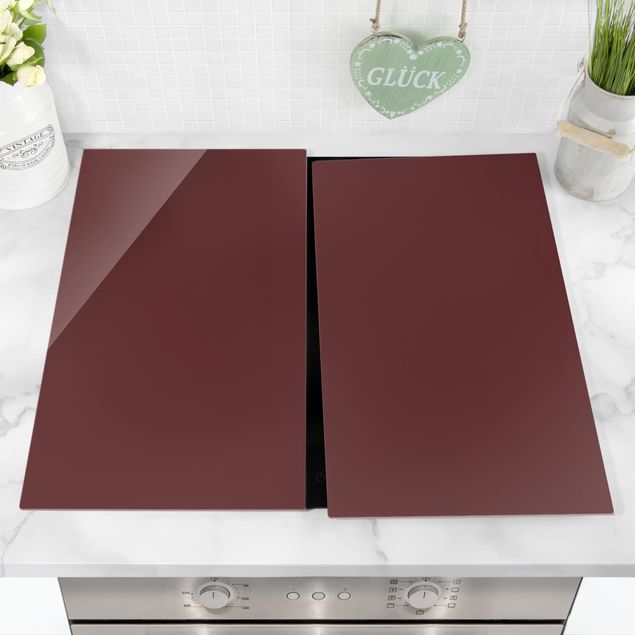 Stove top covers Burgundy