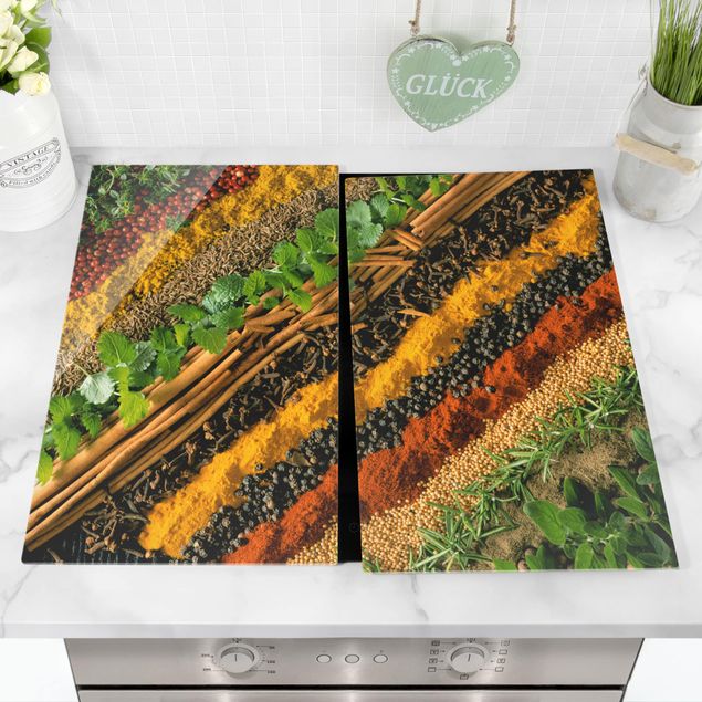Stove top covers spices and herbs Bands of Spices