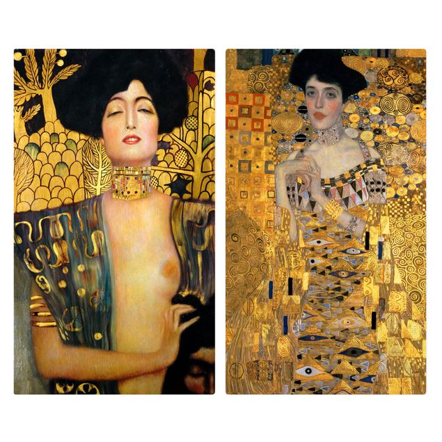Oven top cover Gustav Klimt - Judith and Adele
