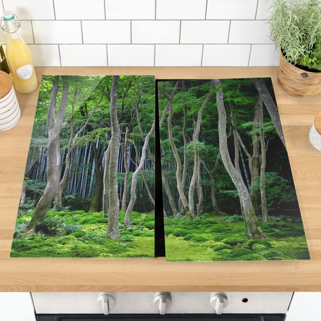 Stove top covers Japanese Forest
