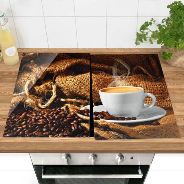 Stove top covers baking-coffee Morning Coffee