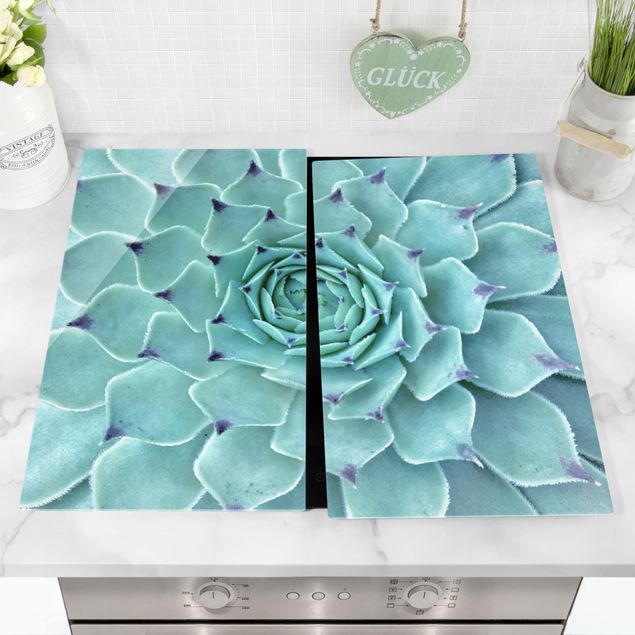 Stove top covers flower Cactus Agave