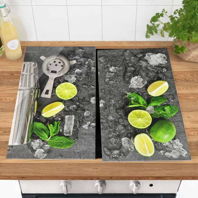 Stove top covers flower Mojito Mixed Beverage
