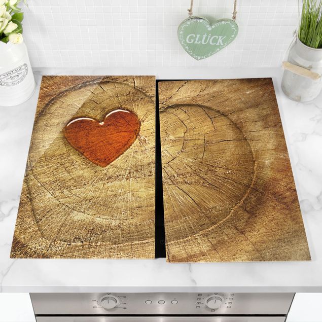 Oven top cover Natural Love