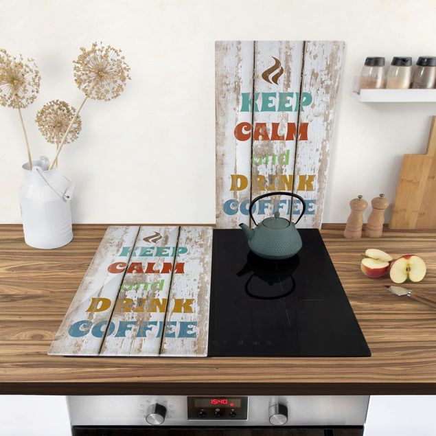Stove top covers No.RS184 Drink Coffee