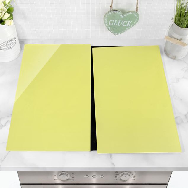 Oven top cover Pastel Green