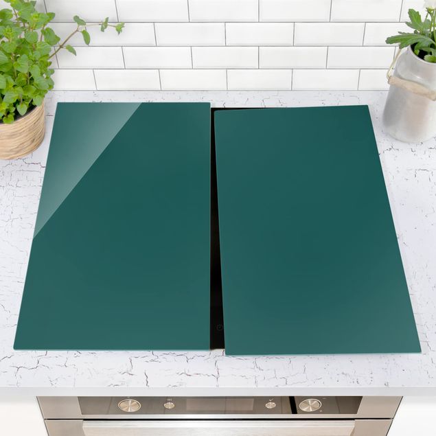 Oven top cover Pine Green