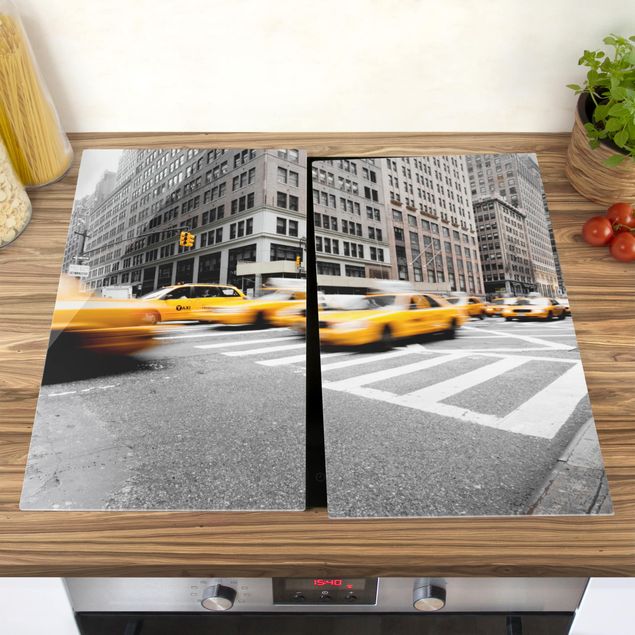 Stove top covers Bustling New York