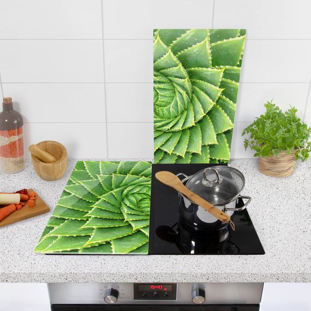 Oven top cover Spiral Aloe