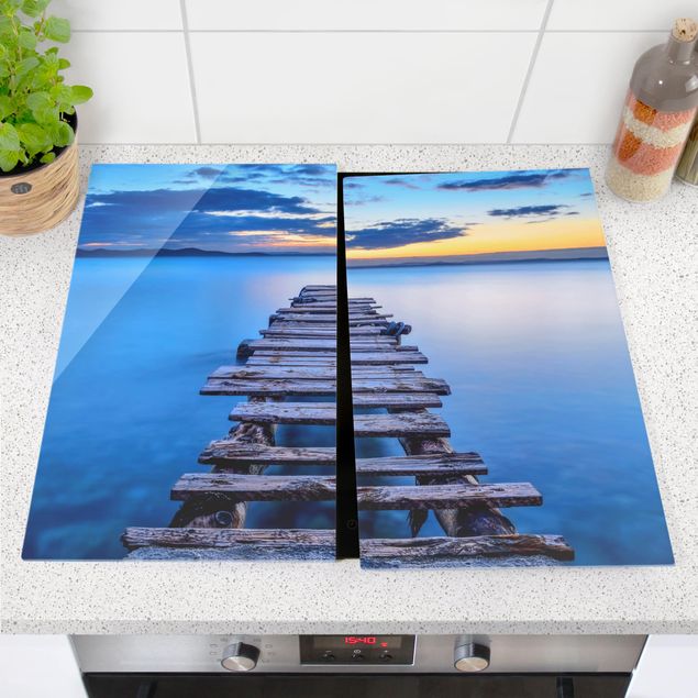 Stove top covers Walkway Into Calm Waters