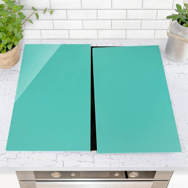 Stove top covers Turquoise