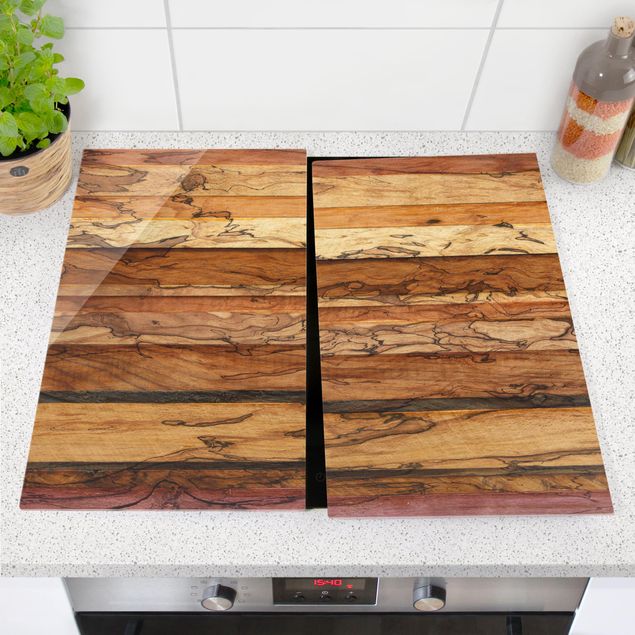Oven top cover Woody Flamed