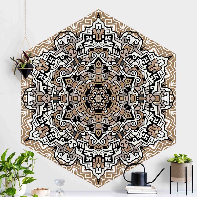 Kitchen Hexagonal Mandala With Details