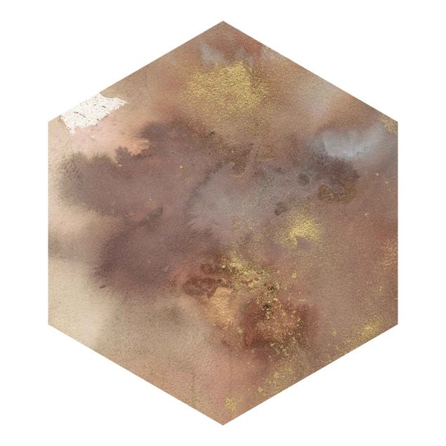 Self-adhesive hexagonal pattern wallpaper - Dreaming in the Sky I