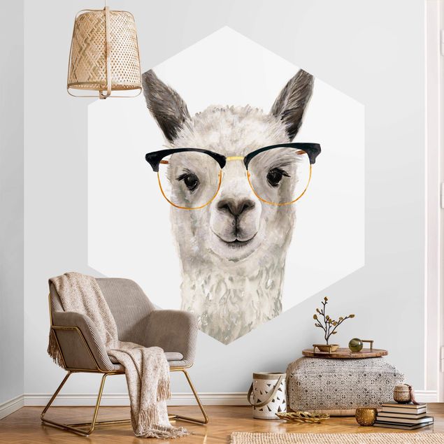 Wallpapers animals Hip Lama With Glasses I