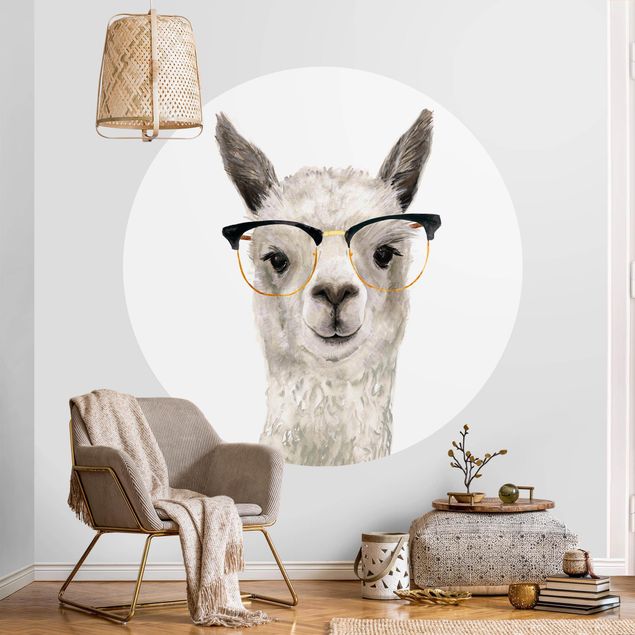 Nursery decoration Hip Lama With Glasses I