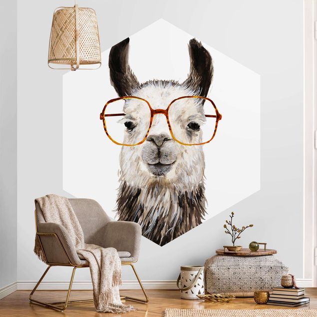 Wallpapers animals Hip Lama With Glasses IV