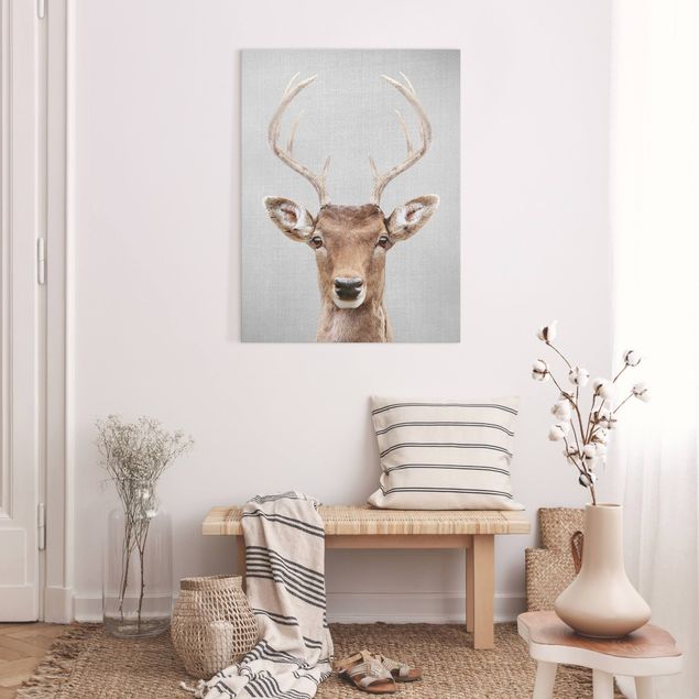 Wall art deer Deer Heinrich