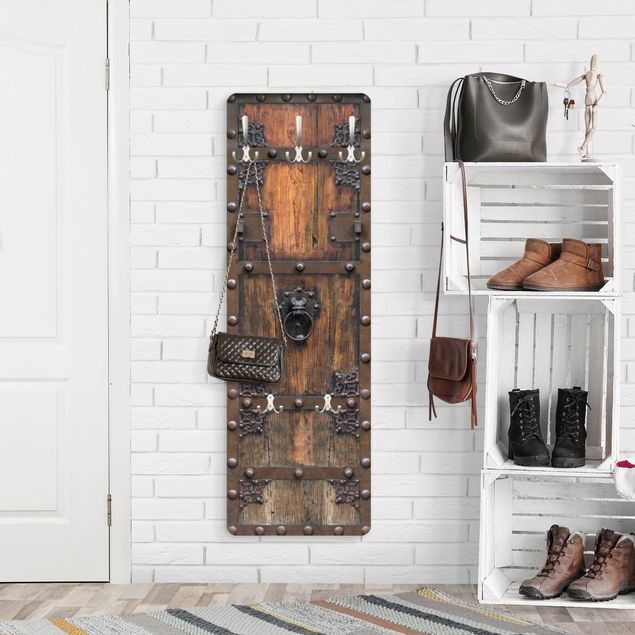Shabby chic clothes rack Historical Wooden Door