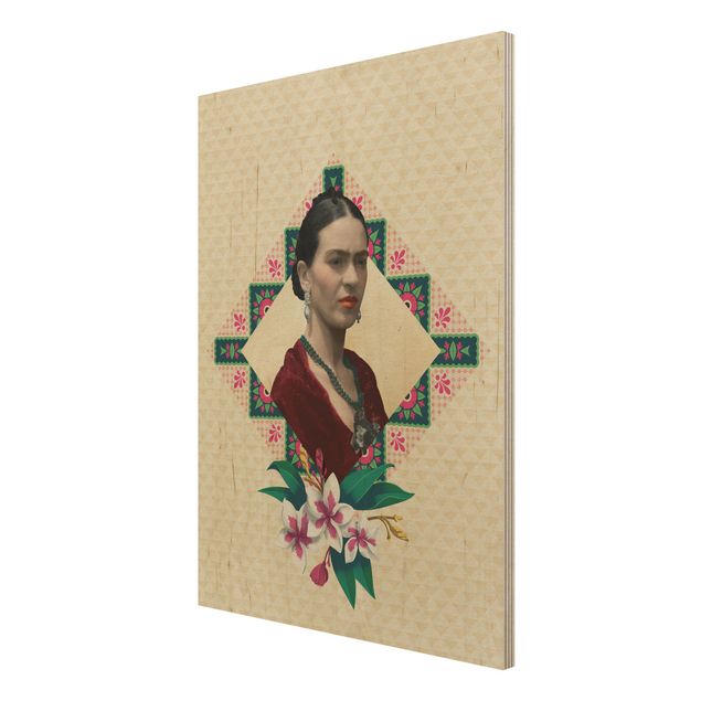 Frida Kahlo paintings Frida Kahlo - Flowers And Geometry