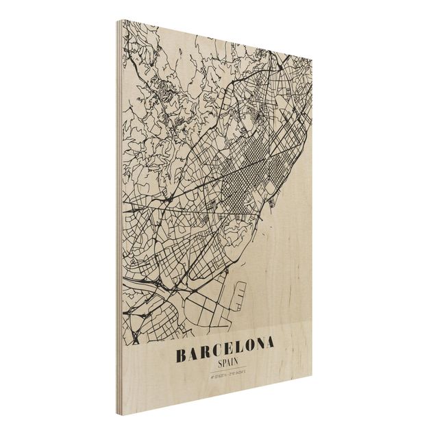 Kitchen Barcelona City Map - Classic