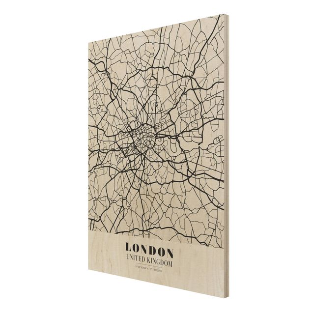 Prints London City Map - Classic