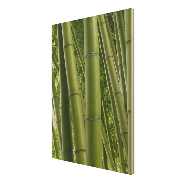 Wood prints landscape Bamboo Trees No.1