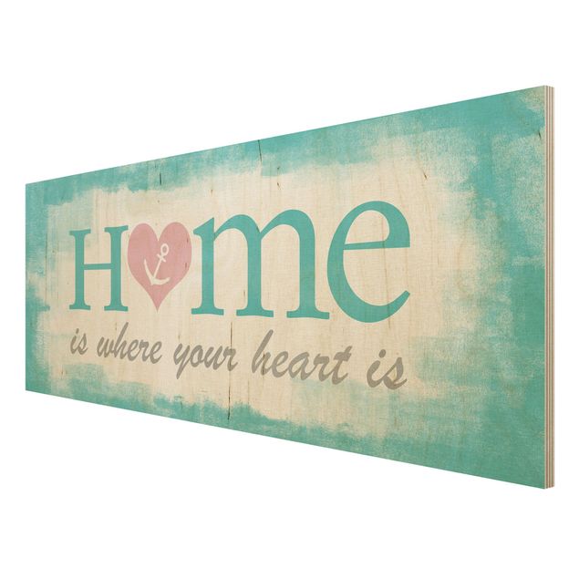 Prints No.YK33 Home Is Where Your Heart Is