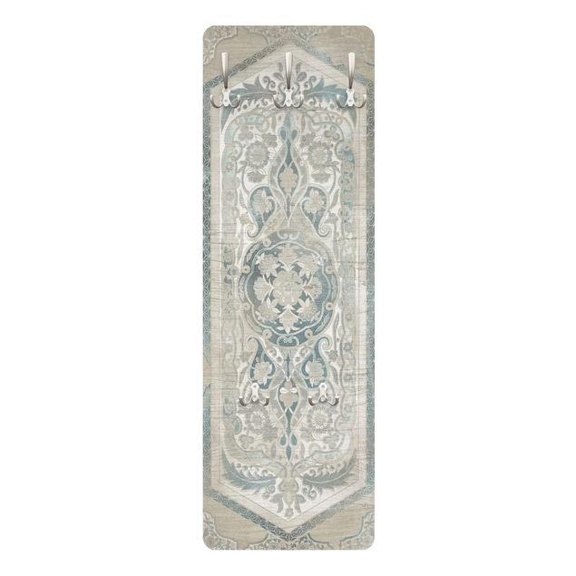 Coat rack white Wood Panels Persian Vintage IV