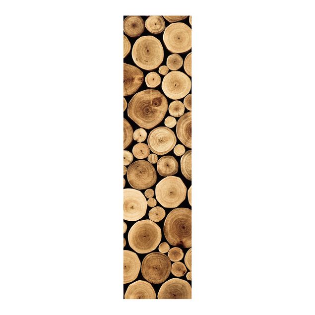 Patterned curtain panels Homey Firewood