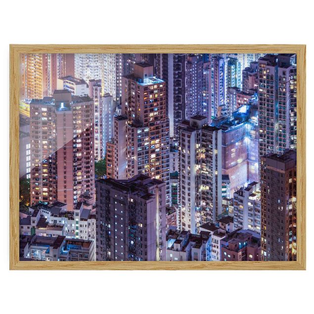 Skyline prints Hong Kong Sea Of Lights