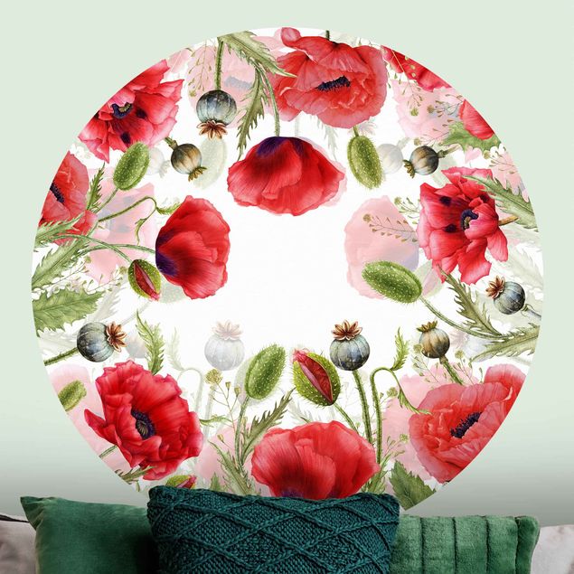 Wallpapers poppy Illustrated Poppies