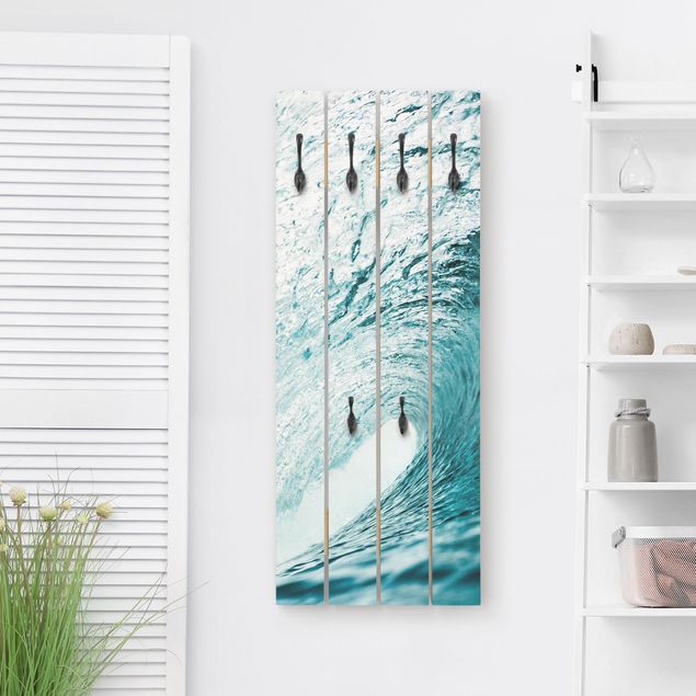 Wall mounted coat rack landscape In The Wave Tunnel