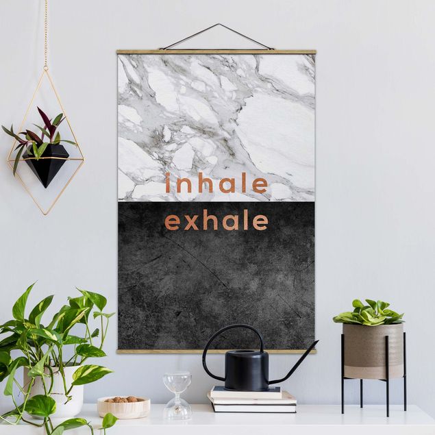 Kitchen Inhale Exhale Copper And Marble