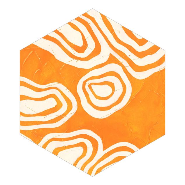 Adhesive wallpaper Islands In Orange Ocean