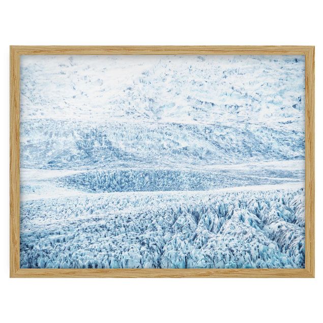 Prints nature Icelandic Glacier Pattern