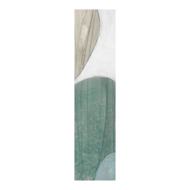 Sliding panel curtains abstract Jade ll