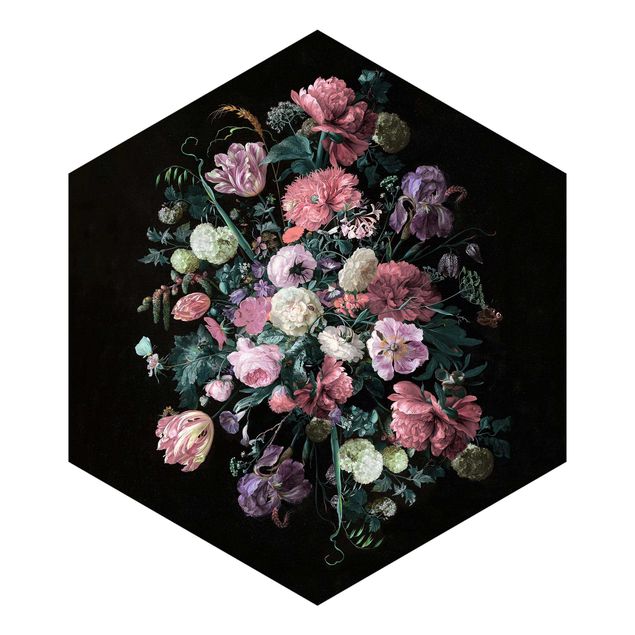 Wallpapers black Jan Davidsz De Heem - Dark Flower Bouquet