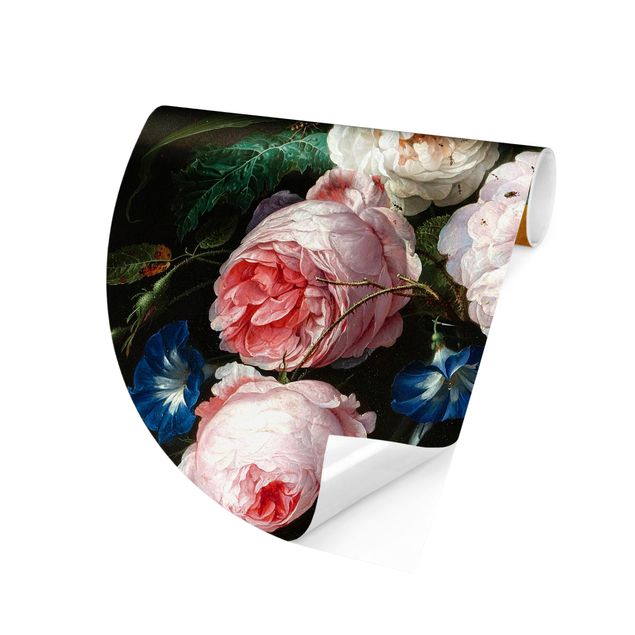 Wallpapers flower Jan Davidsz De Heem - Still Life With Flowers In A Glass Vase